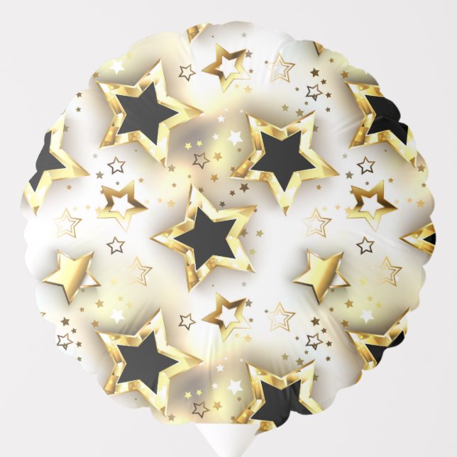 Light seamless with gold stars balloon (Front)