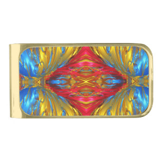 Light & Shade Gold Finish Money Clip