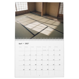 Light & Shadow in Japan Japandi Wall Calendar