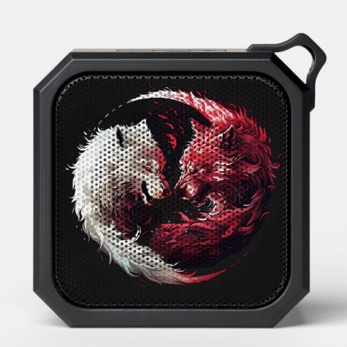 Light Shadow Wolf Spirit Animal Fantasy Bluetooth Speaker