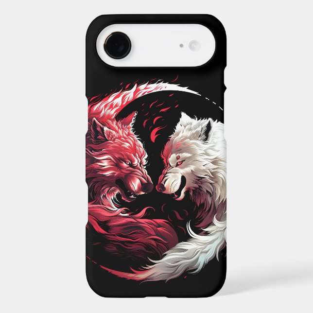 Light Shadow Wolf Spirit Animal Fantasy Case-Mate iPhone Case (Back)