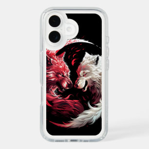 Light Shadow Wolf Spirit Animal Fantasy iPhone 16 Case