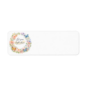 Light shine label