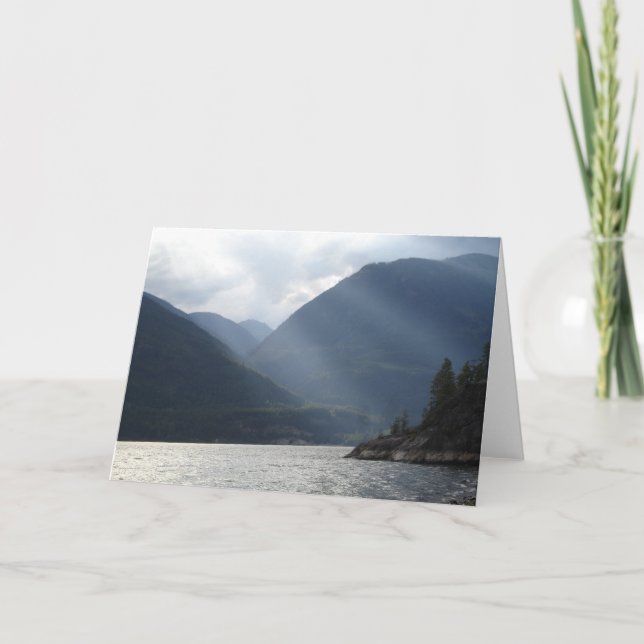 Light Shines Through the Cloud with Biblical Quote Card (Front)