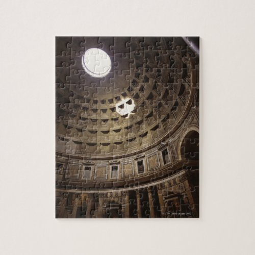 Light shining through oculus in The Pantheon in Jigsaw Puzzle