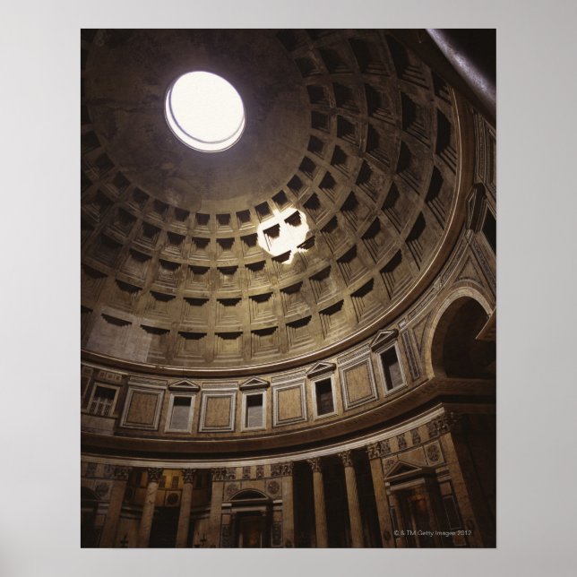 Light shining through oculus in The Pantheon in Poster (Front)