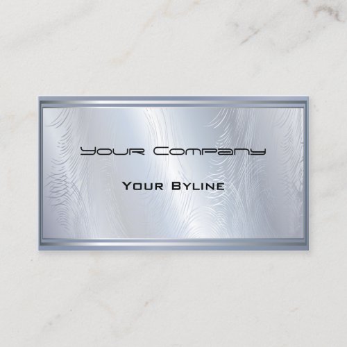 Light  Silver Textured  Business Card