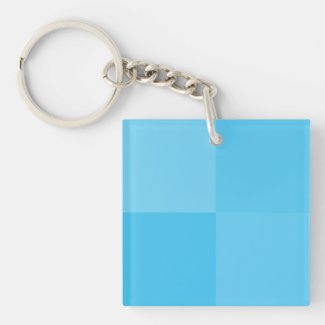 Light Sky Blue Geometric Squares Elegant, Modern