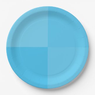 Light Sky Blue Geometric Squares Party