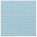 Light Sky Blue Gingham Check Pattern   Fabric