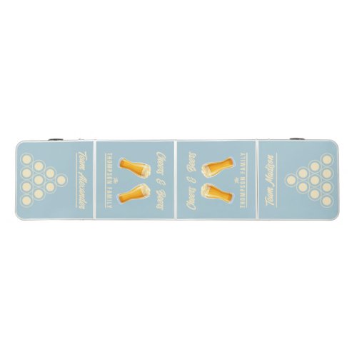 Light Sky Family Reunion Champions | Team Name Beer Pong Table