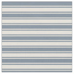 [ Thumbnail: Light Slate Gray and Beige Striped/Lined Pattern Fabric ]