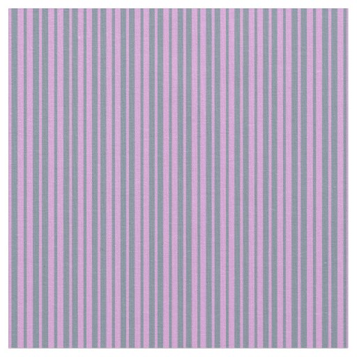 Light Slate Gray and Plum Striped Pattern Fabric