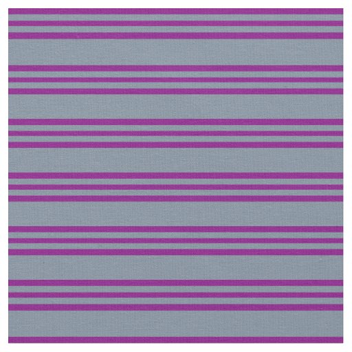 Light Slate Gray and Purple Lines/Stripes Pattern Fabric
