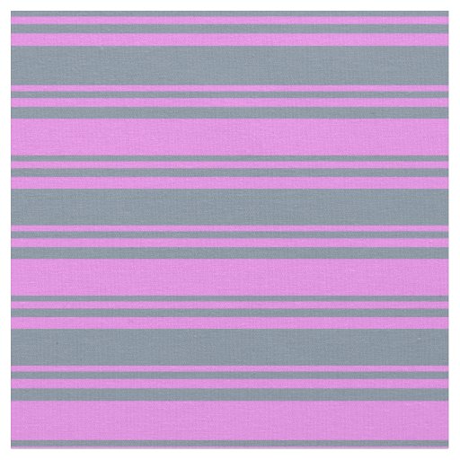 Light Slate Gray and Violet Lined Pattern Fabric