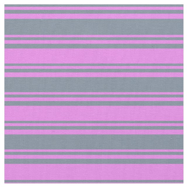 Light Slate Gray and Violet Lined Pattern Fabric (Close Up)