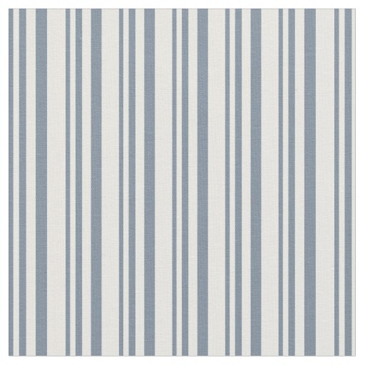 Light Slate Gray and White Lines Fabric