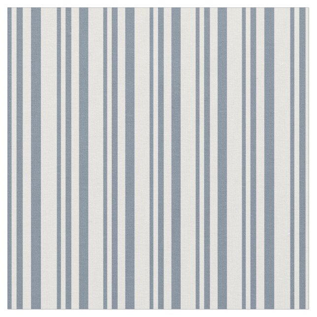 Light Slate Gray and White Lines Fabric (Close Up)