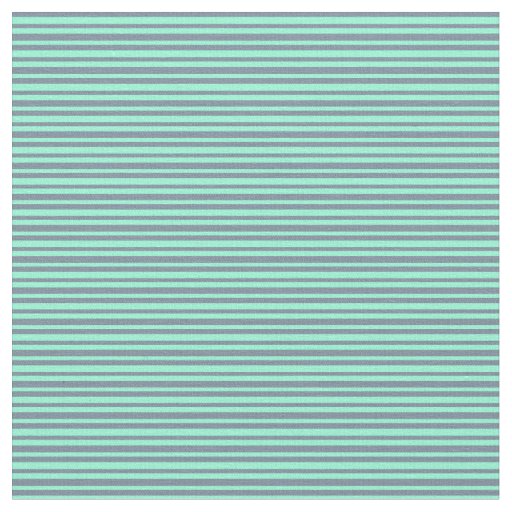 Light Slate Gray & Aquamarine Pattern Fabric