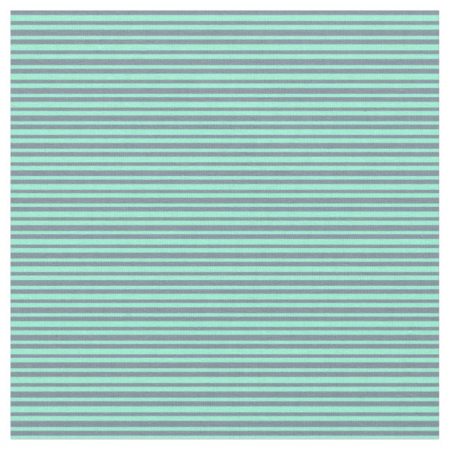Light Slate Gray & Aquamarine Pattern Fabric (Close Up)