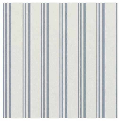 Light Slate Gray & Beige Colored Stripes Fabric