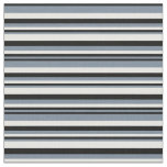 [ Thumbnail: Light Slate Gray, Black, and White Colored Lines Fabric ]