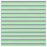 [ Thumbnail: Light Slate Gray, Green & White Colored Lines Fabric ]
