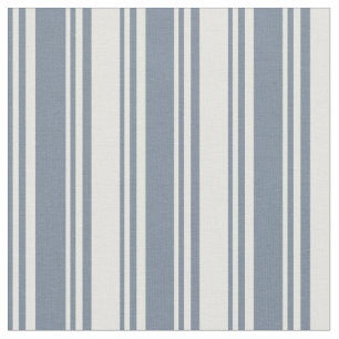 Light Slate Gray & Light Yellow Stripes Pattern Fabric
