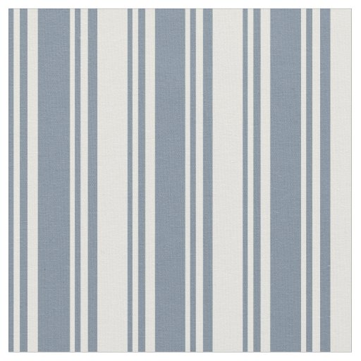 Light Slate Gray & Light Yellow Stripes Pattern Fabric