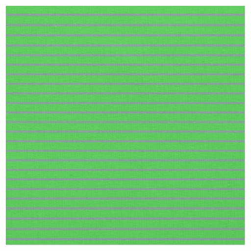 Light Slate Gray & Lime Green Lines Fabric