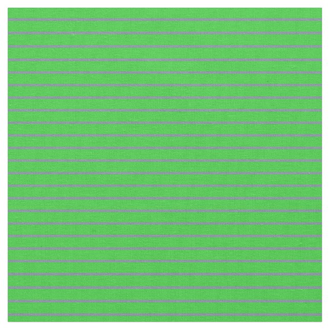Light Slate Gray & Lime Green Lines Fabric (Close Up)