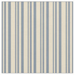 [ Thumbnail: Light Slate Gray & Tan Colored Stripes Fabric ]