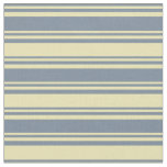 [ Thumbnail: Light Slate Gray & Tan Lined/Striped Pattern Fabric ]
