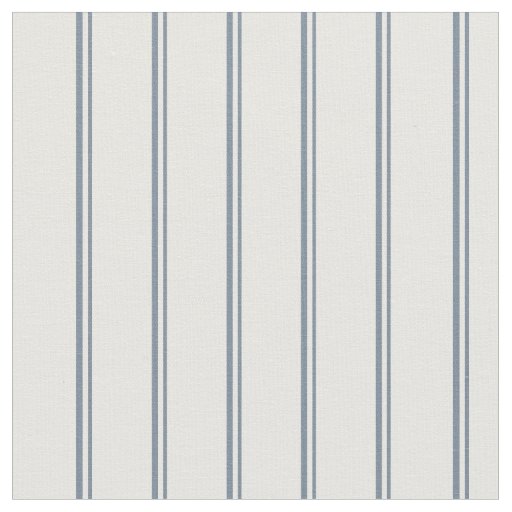 Light Slate Gray & White Lines Pattern Fabric