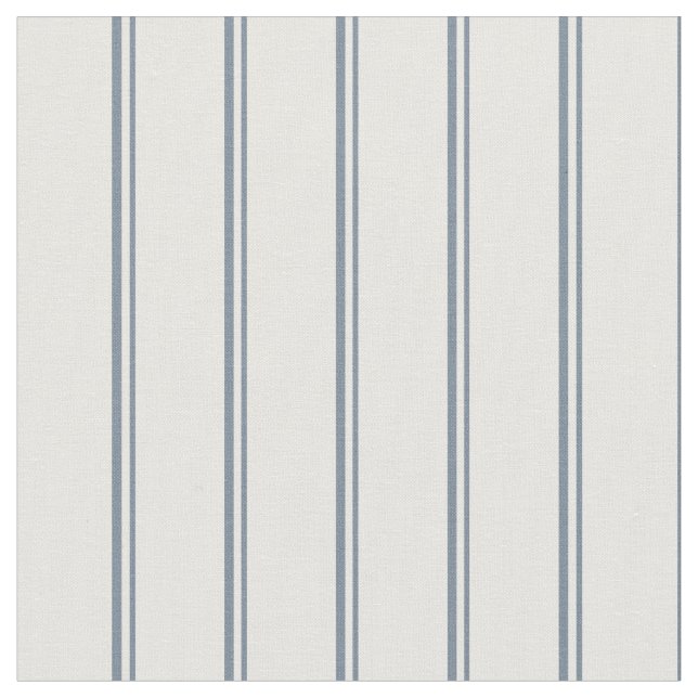 Light Slate Gray & White Stripes/Lines Pattern Fabric (Close Up)