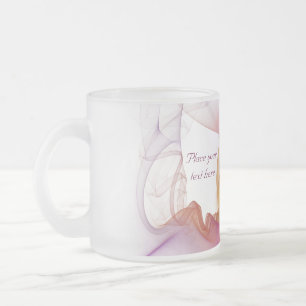 Light Smoke Frosted Glass Coffee Mug