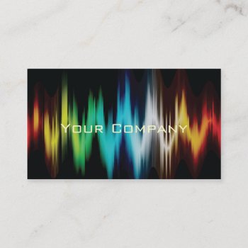 Light Spectrum Abstract Business Cards. Business Card by funny_tshirt at Zazzle