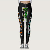 Personalized Repeating name 7 letters Leggings, Zazzle