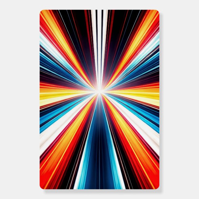 Light Speed Stripes Art Foam Board (Front)