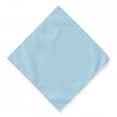 Light Spun Sugar Blue Solid Color Pastel Blue Bandana