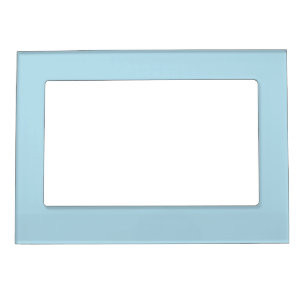 Light Spun Sugar Blue, Solid Color Pastel Blue Magnetic Frame