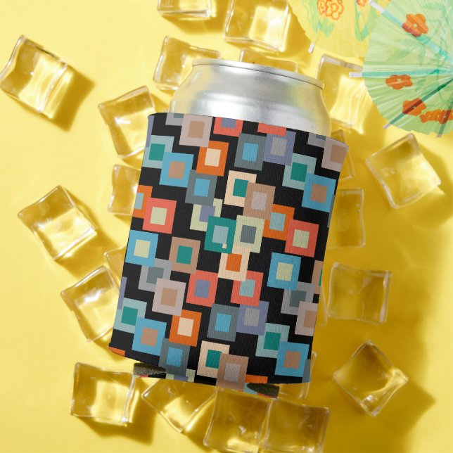 Light Squares on Dark Can Cooler (In Situ Summer)