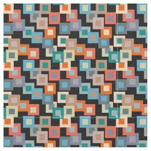 Light Squares on Dark Fabric