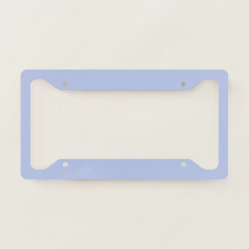 Light Steel Blue License Plate Frame