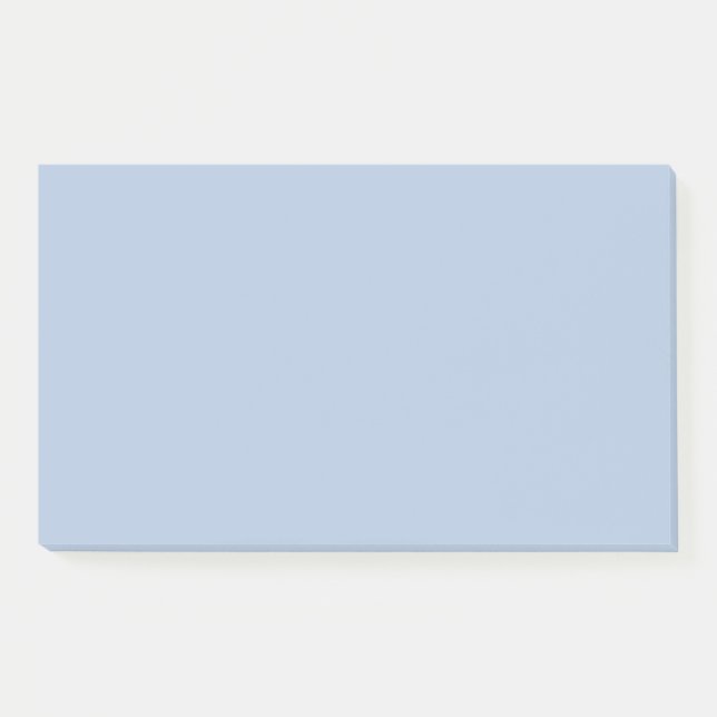 Light Steel Blue Solid Color Post-it Notes (Front)