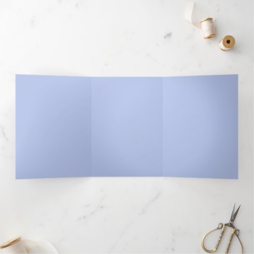 Light Steel Blue Tri_Fold Card