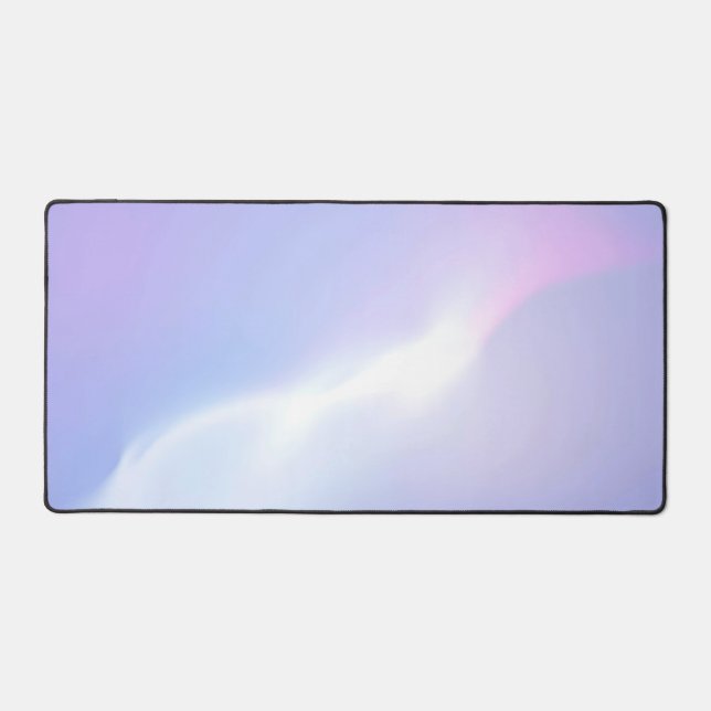 Light Streak in a Purple Sky Desk Mat (Front)