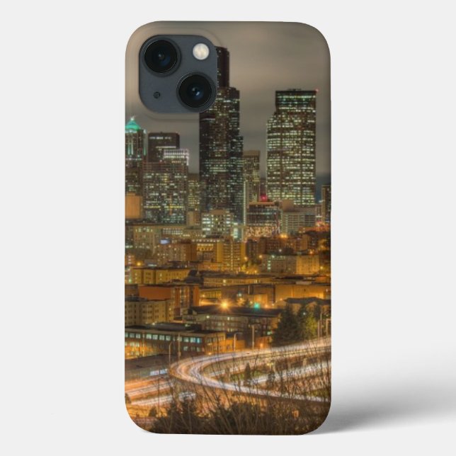 Light streaks from cars at night Case-Mate iPhone case (Back)