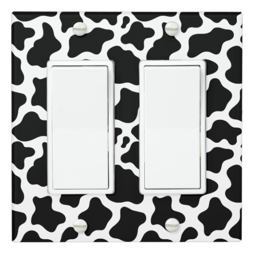 Light Switch Cover Cow Print