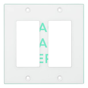 Light Switch Cover - Double Rocker